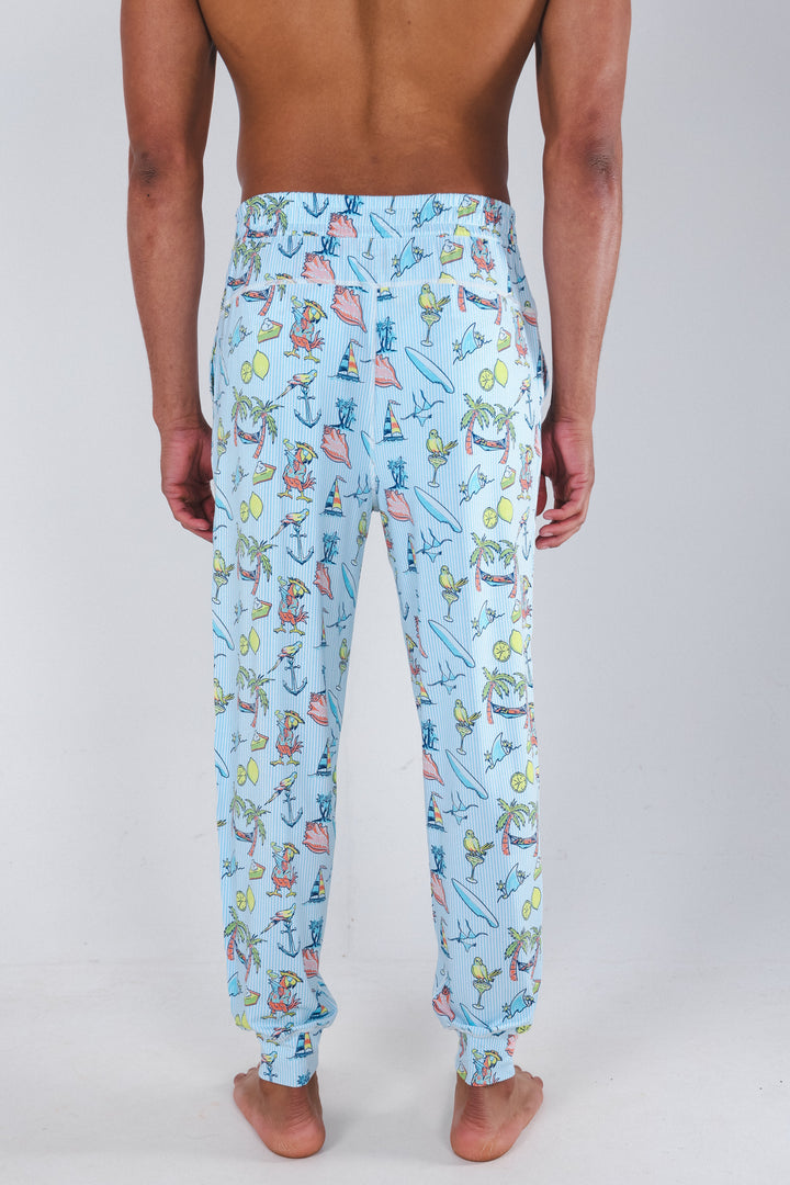 The Boat Drinks | Shinesty x Margaritaville® SleepDeep™ Men’s Pajama Joggers
