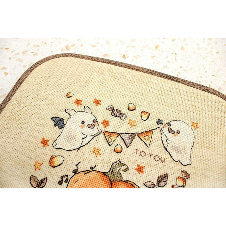 Boo To You  L8814 Counted Cross Stitch Kit
