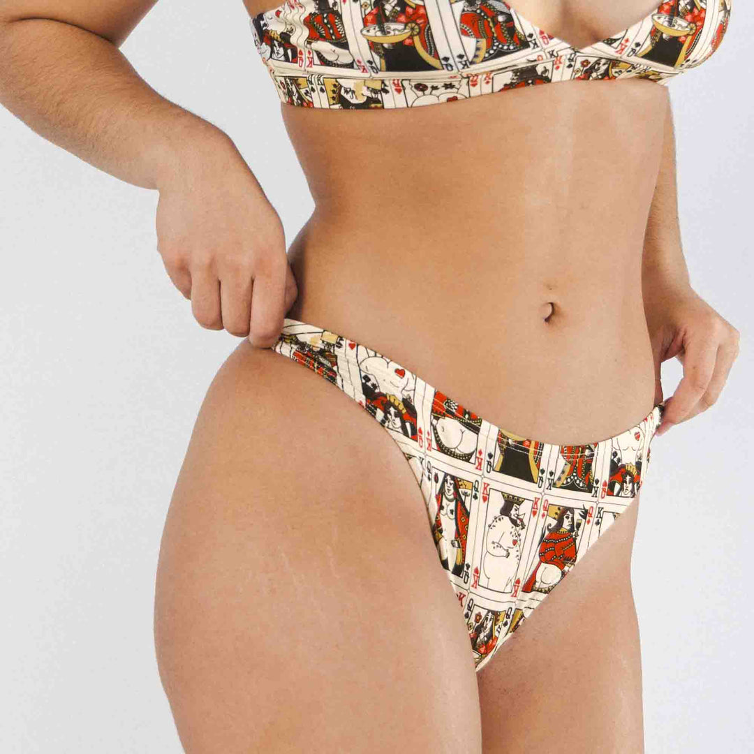 The Bottomless Blackjack | Vintage Playing Cards MicroModal Thong