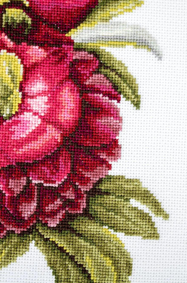 Bouquet with peonies B2354L Counted Cross-Stitch Kit