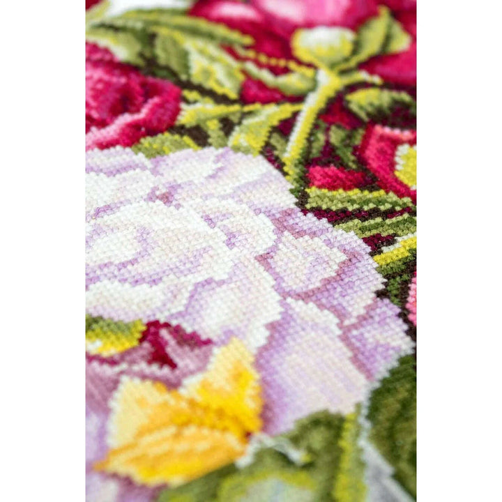 Bouquet with peonies B2354L Counted Cross-Stitch Kit