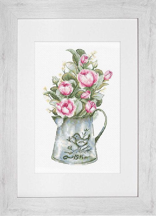 Bouquet with roses B7006L Counted Cross-Stitch Kit
