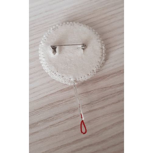 BP-231C Beadwork kit for creating brooch Crystal Art "Lollipop"