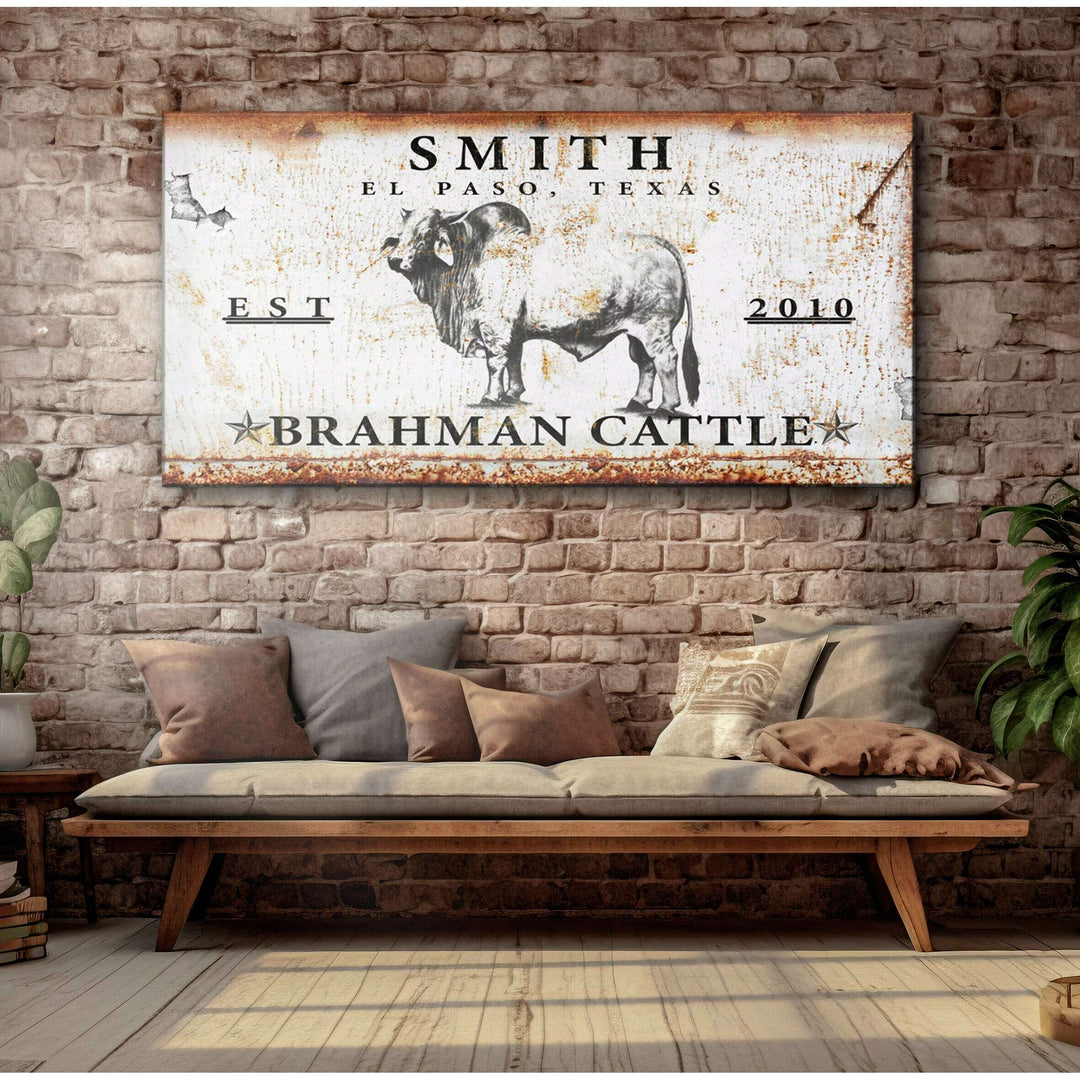 Brahman Cattle Sign