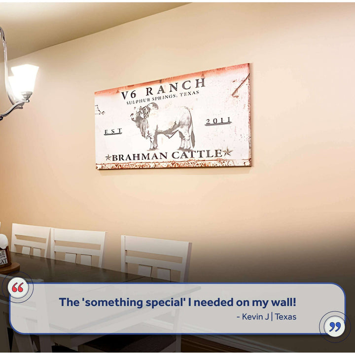 Brahman Cattle Sign