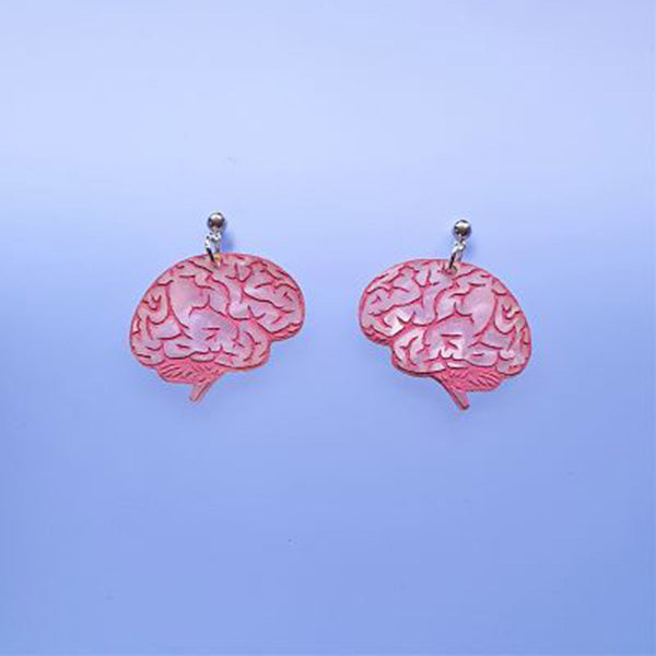 Brain Earrings by Cherryloco Jewellery
