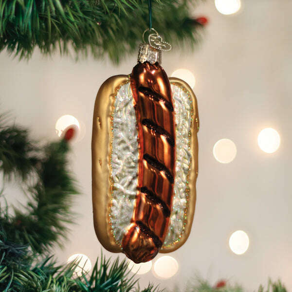 Bratwurst Sandwich Ornament
