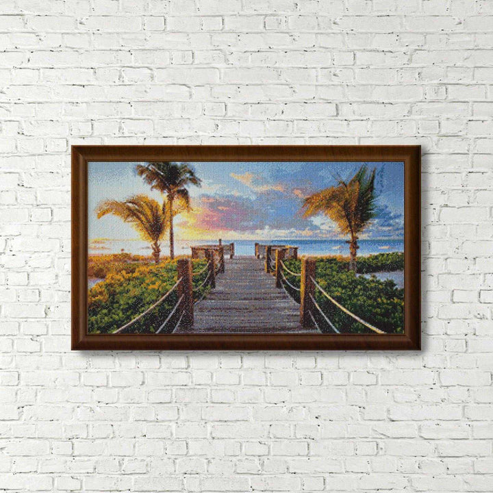 Bridge in Heaven WD316 27.6 x 15.7 inches Wizardi Diamond Painting Kit