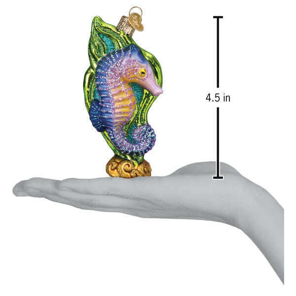 Bright Seahorse Ornament