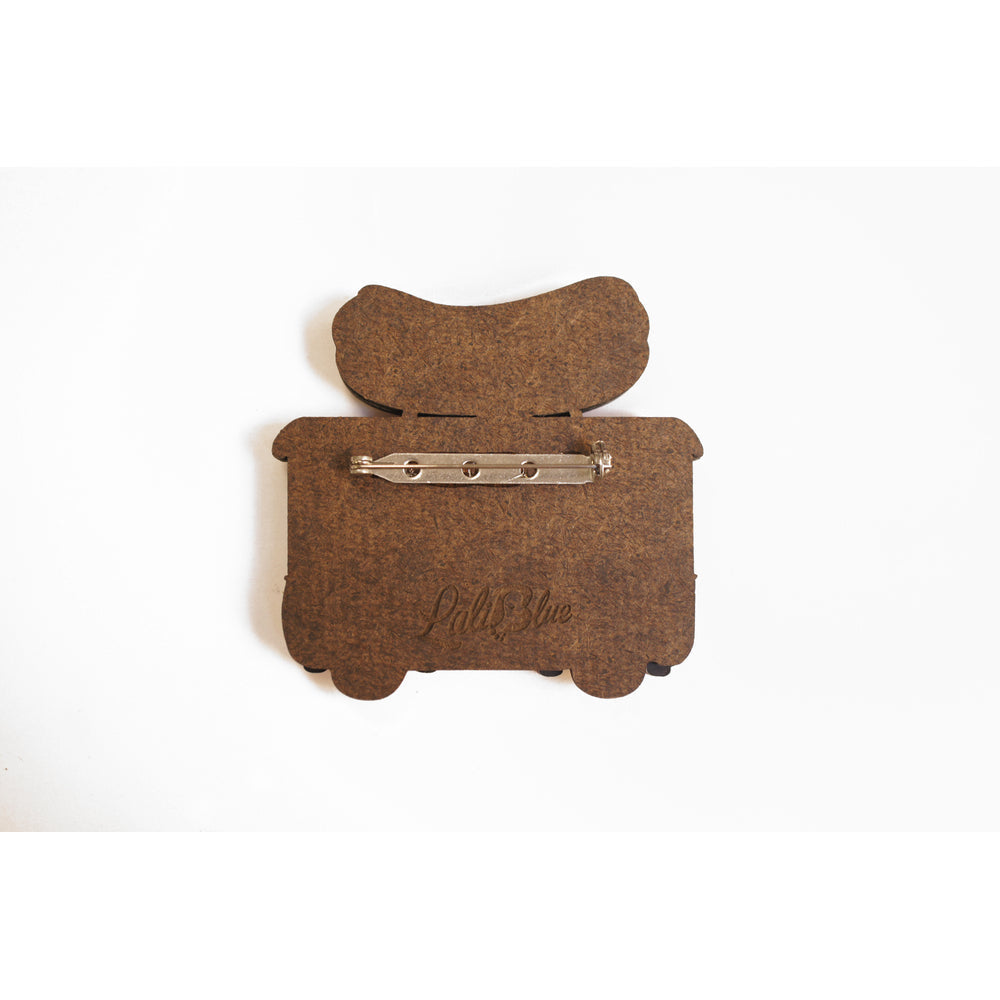 Hot Dog Truck Brooch by Laliblue 2
