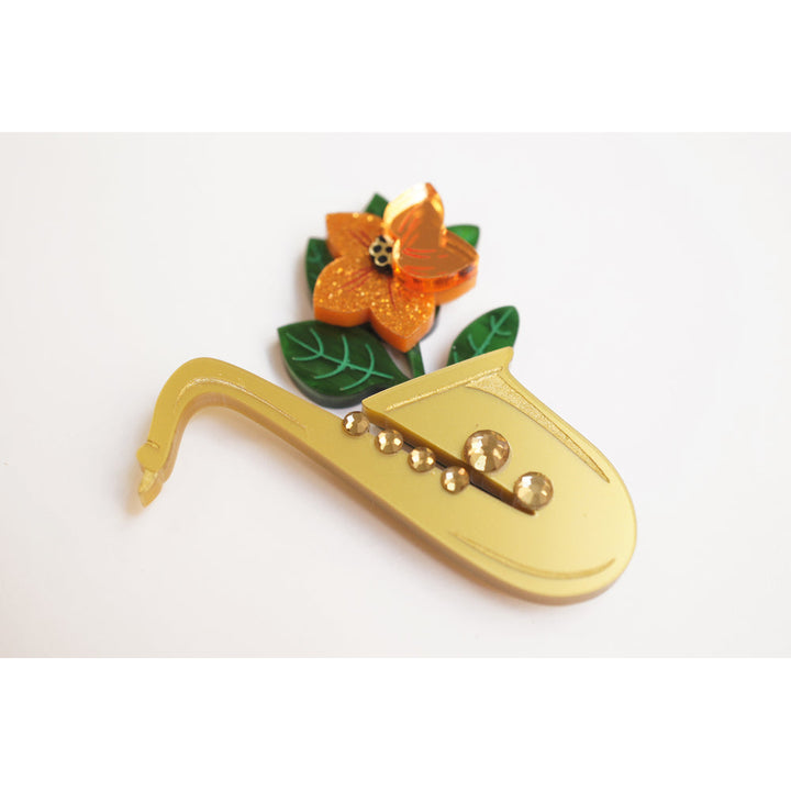 Saxophone Brooch by Laliblue 8