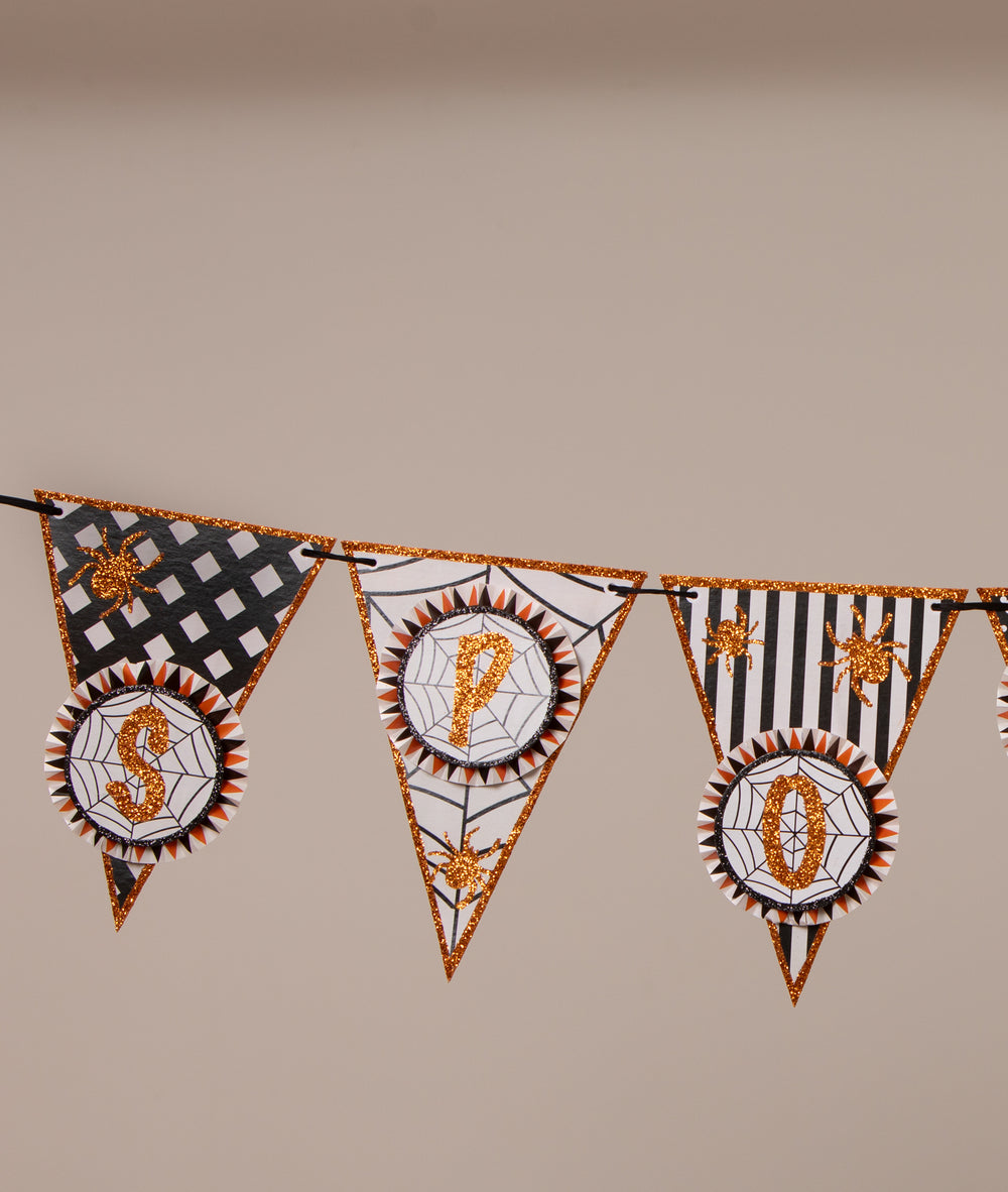 Spooky Spider Garland by Bethany Lowe Designs, image 2