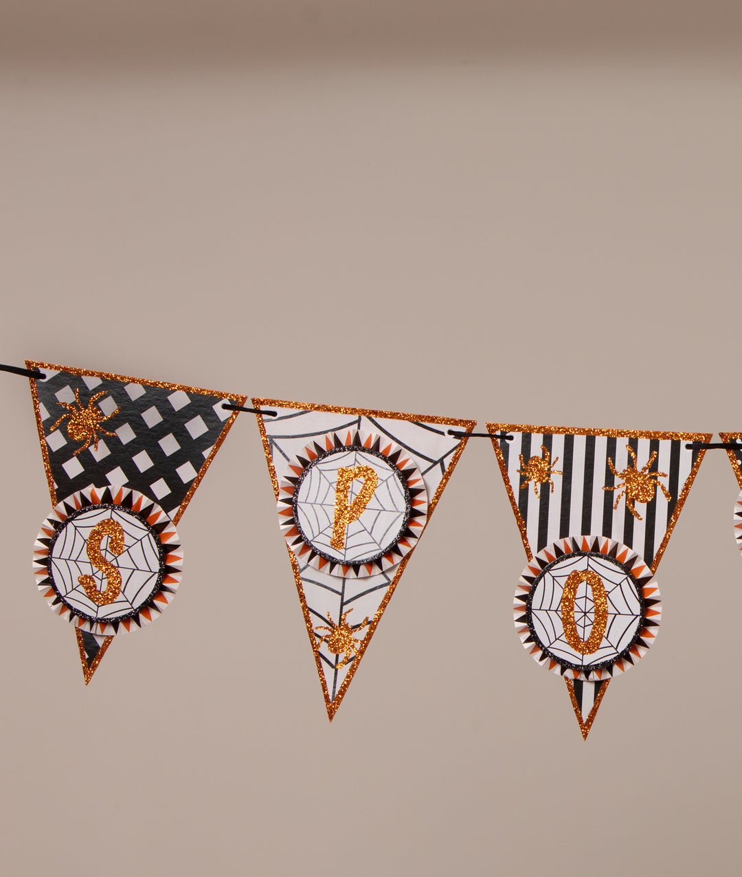 Spooky Spider Garland by Bethany Lowe Designs, image 2