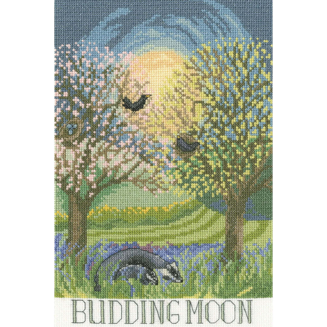 Budding Moon XDD1 Counted Cross Stitch Kit