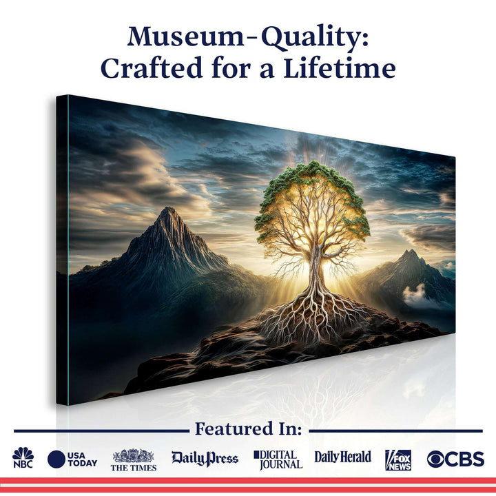 Burning Bush - Faith Wall Art VIII