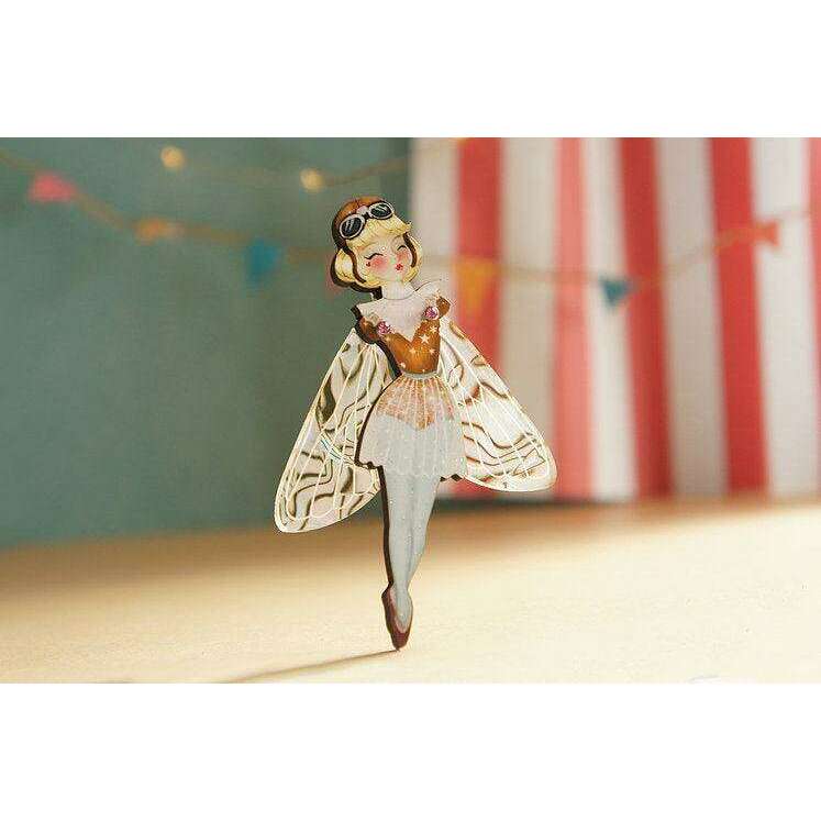 Butterfly Woman Halloween Brooch by Laliblue - Quirks!