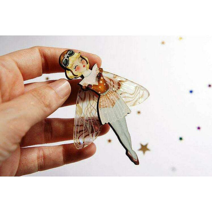 Butterfly Woman Halloween Brooch by Laliblue - Quirks!