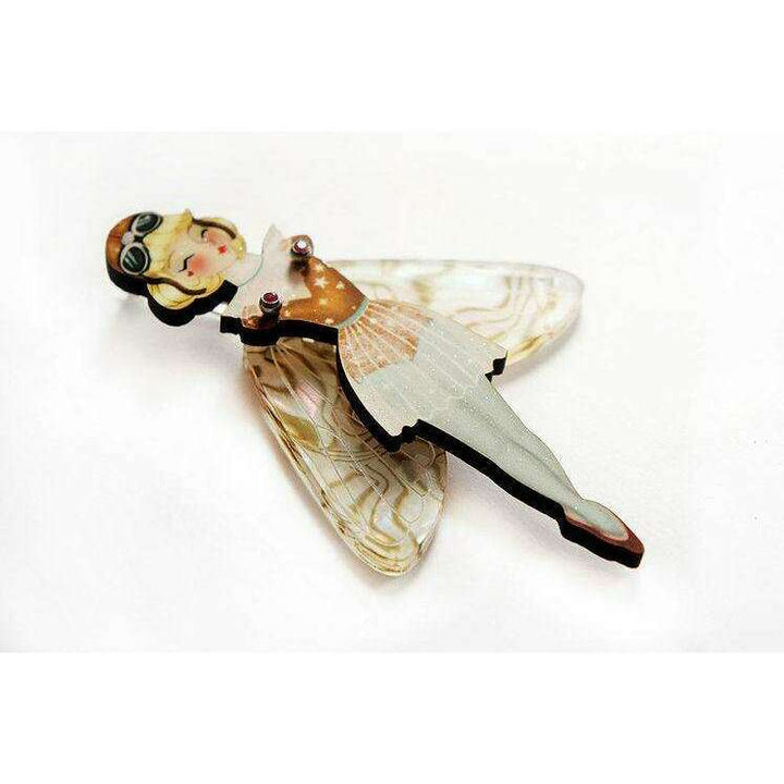 Butterfly Woman Halloween Brooch by Laliblue - Quirks!