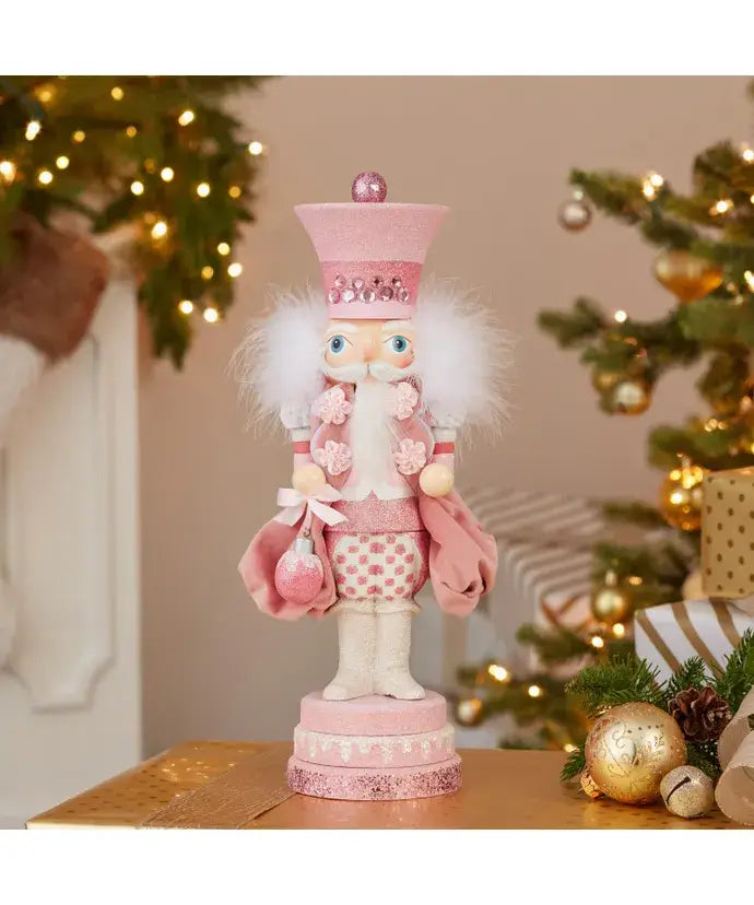 15"HOLLYWOOD PINK SWEET SOLDIER NUTCRACKER