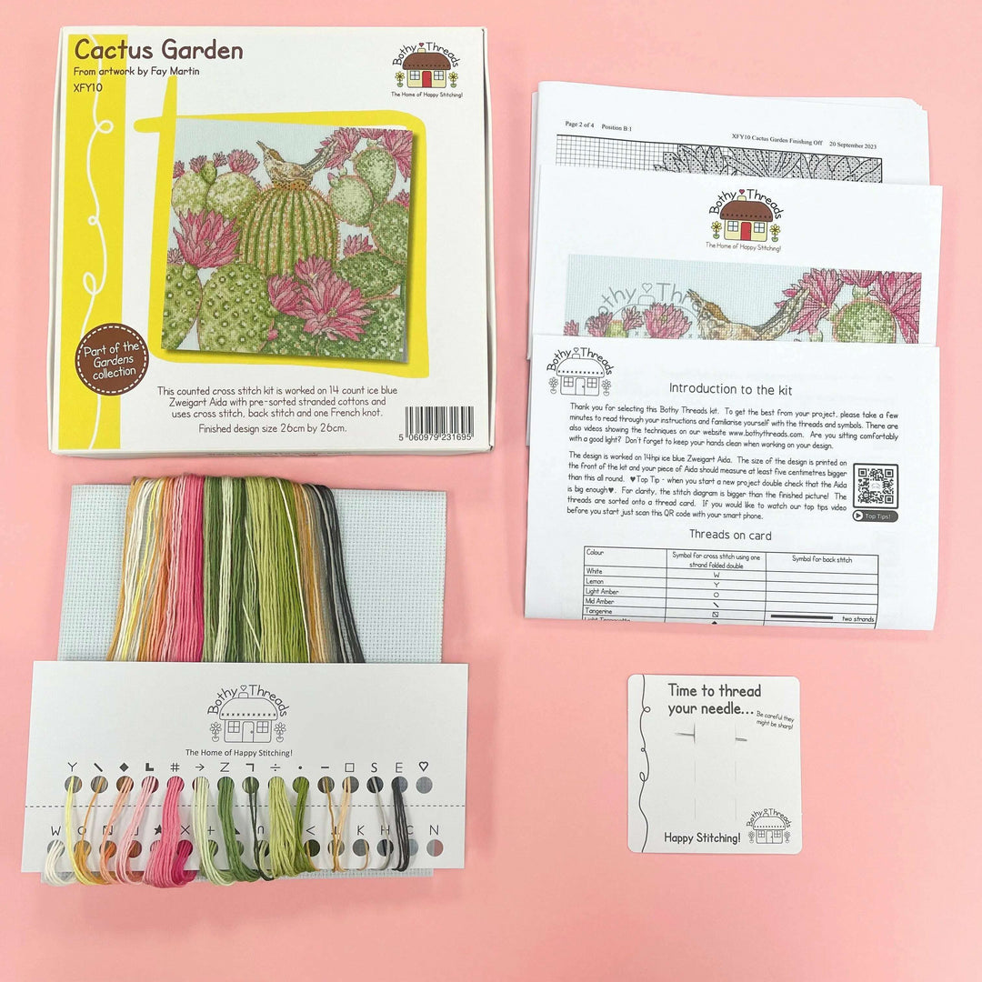 Cactus Garden XFY10 Counted Cross Stitch Kit