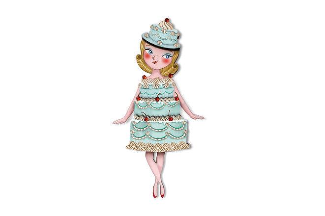 Cake Woman Brooch by LaliBlue - Quirks!