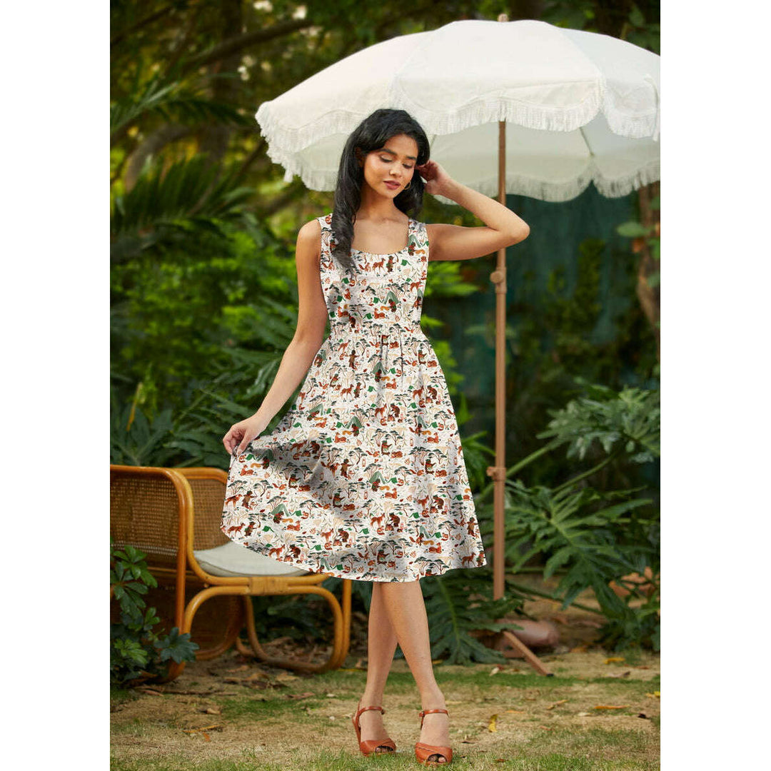 Campsite Fit & Flare Dress