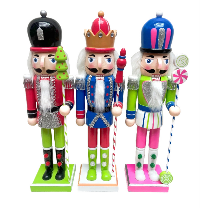 Candyland Christmas Wooden Nutcracker Soldier Wizardi F07M6-1A