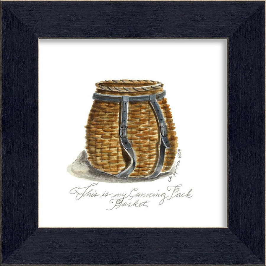 Canoeing Pack Basket Wall Art By Spicher and Company - Quirks!