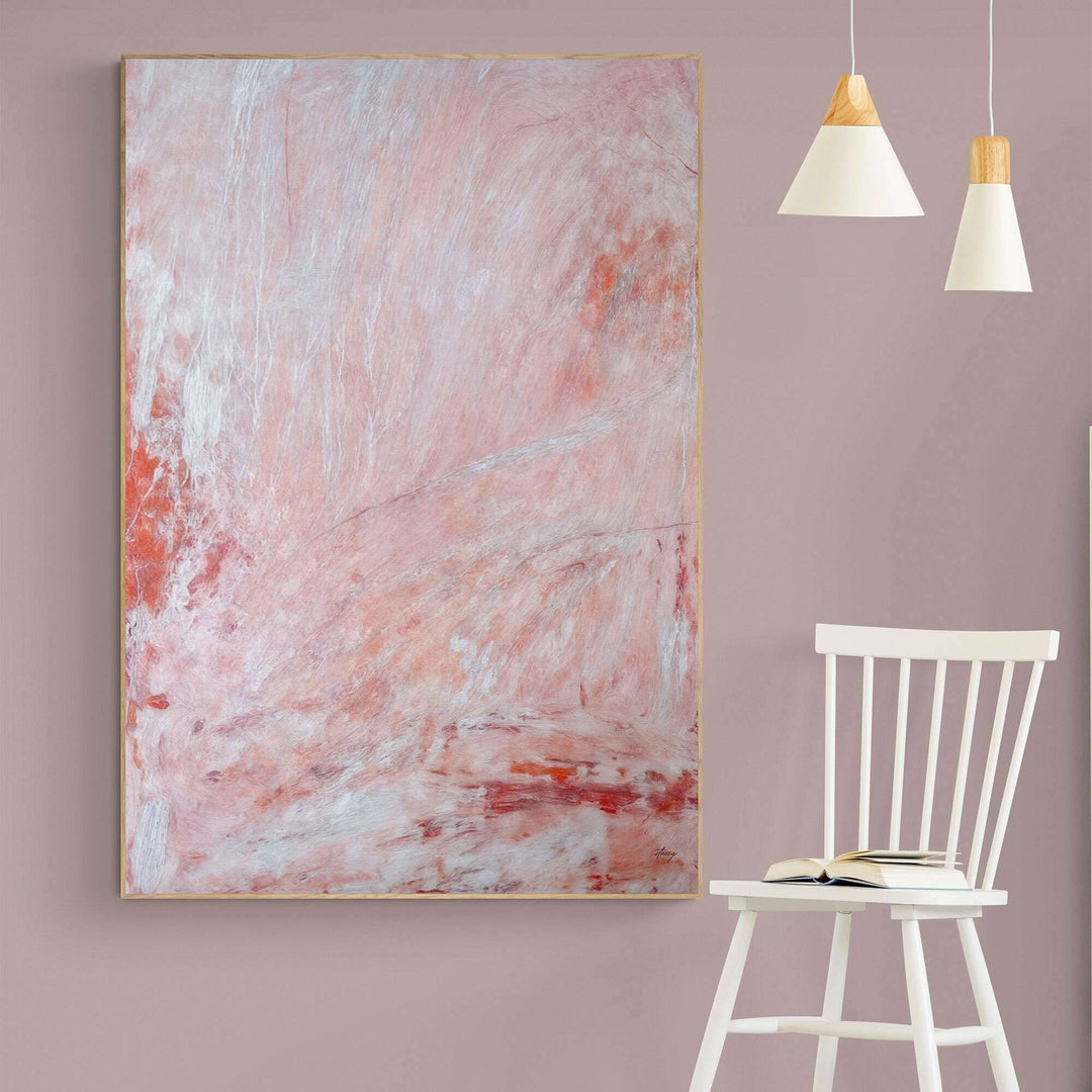Canvas Print: "Crimson Veil"