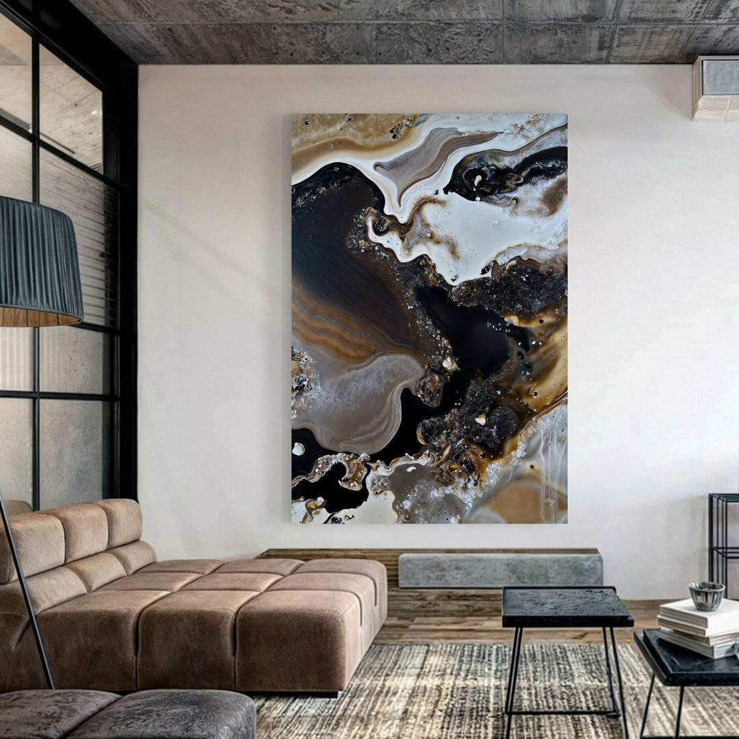 Canvas Print: "Geode Whispers III"