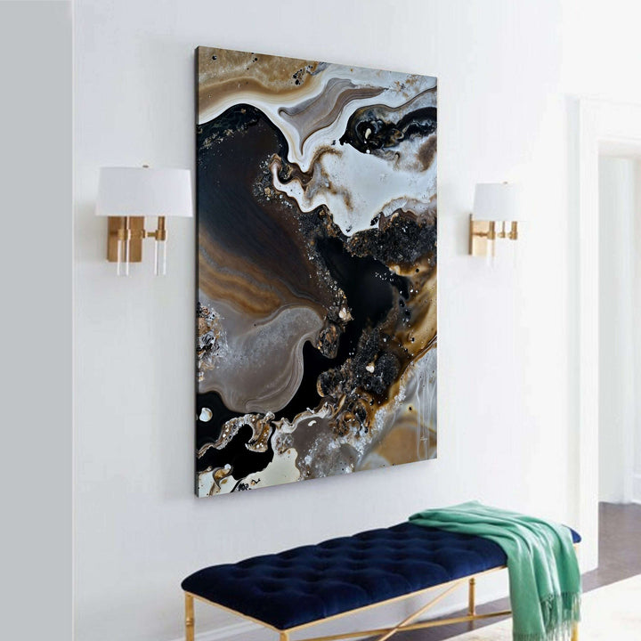 Canvas Print: "Geode Whispers III"