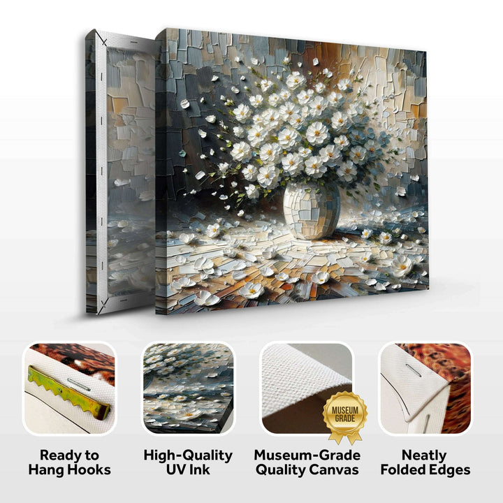 Canvas Print: "Porcelain Bloom"