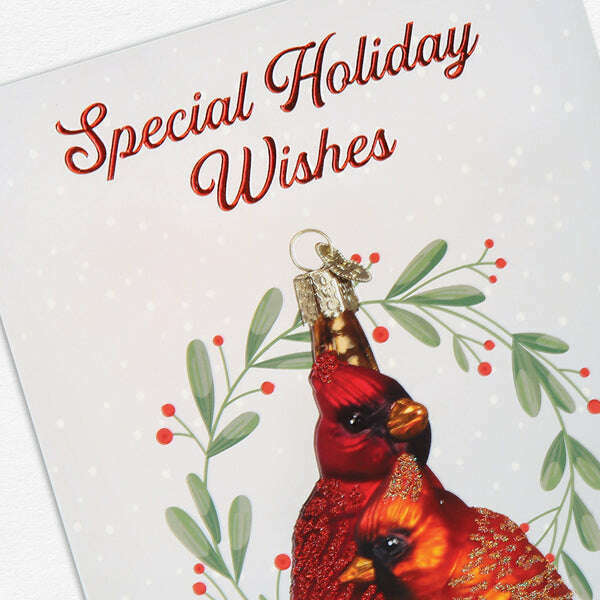 Cardinal Christmas Card