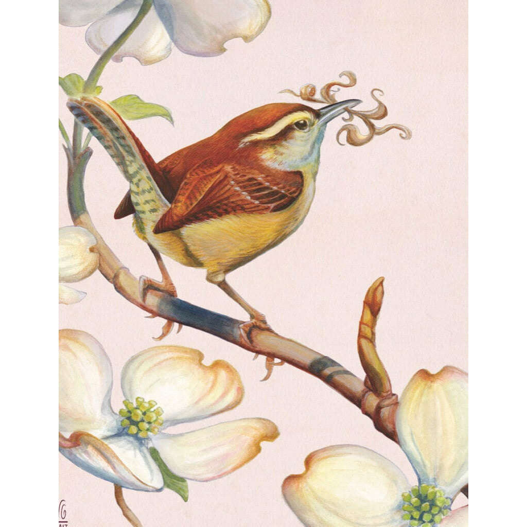 Carolina Wren Mini Jigsaw Puzzle