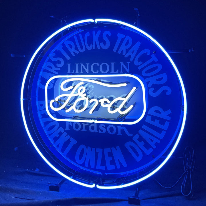 Carstucks Tractors Bezoekt Onzen Dealer Lincoln Forddson Ford Neon Signs Light