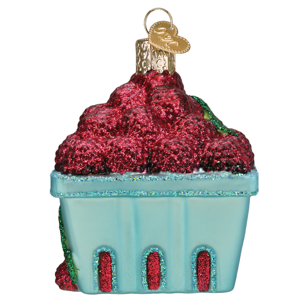 Carton Of Raspberries Ornament