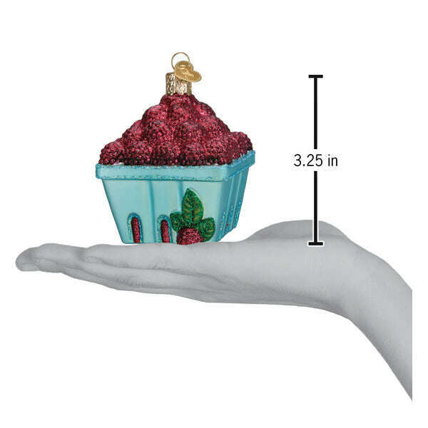 Carton Of Raspberries Ornament