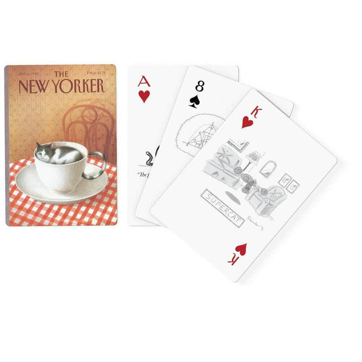 Cat Cartoons Playing Cards