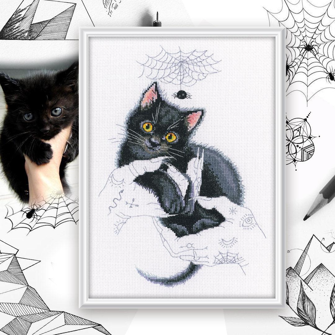 Cat magic M905 Counted Cross Stitch Kit