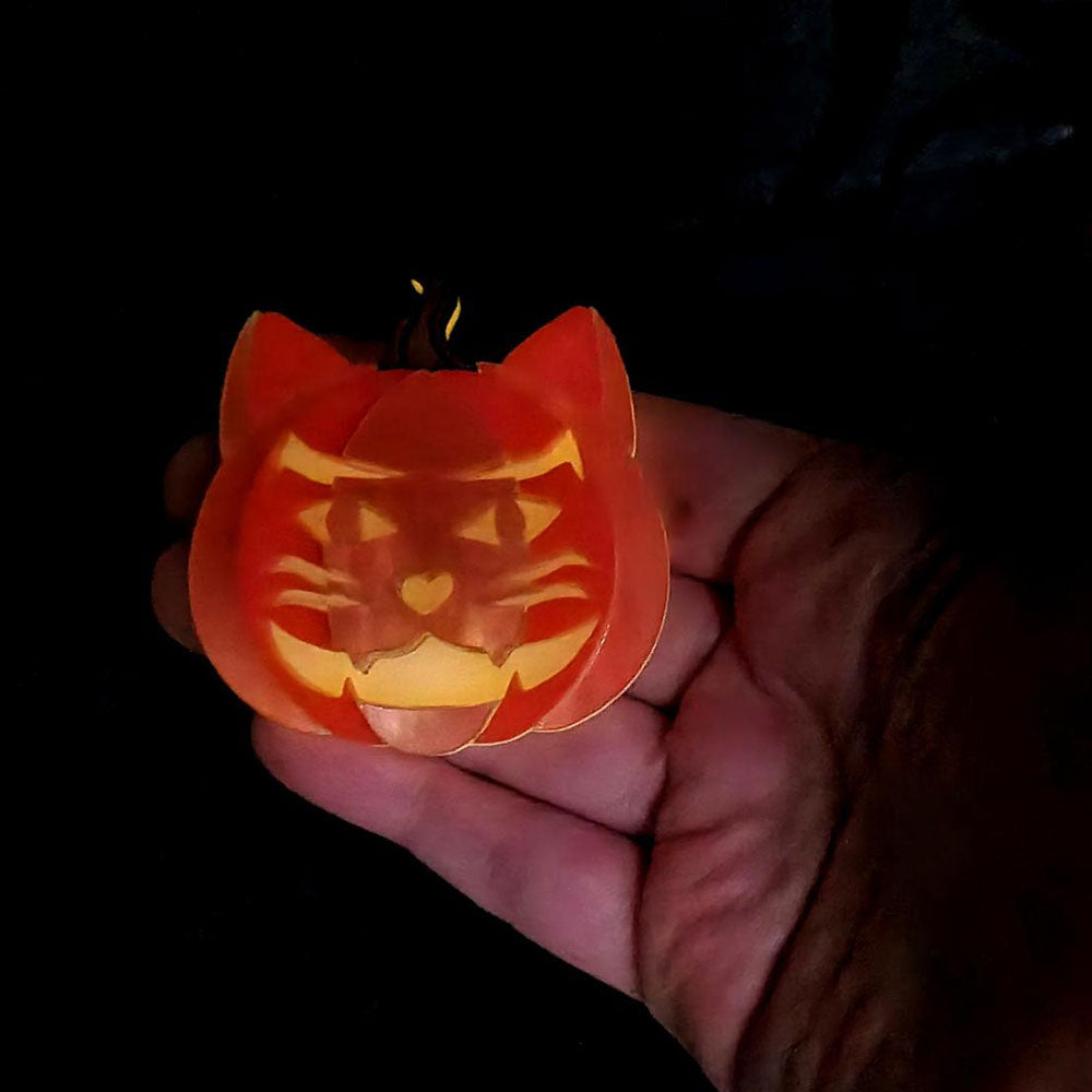 Cat O Lantern Brooch by Cherryloco Jewellery 4