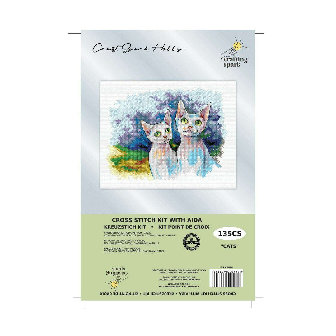 Cats 135CS Counted Cross-Stitch Kit