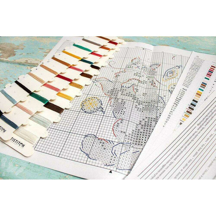 Cat's Happiness L8812 Counted Cross Stitch Kit