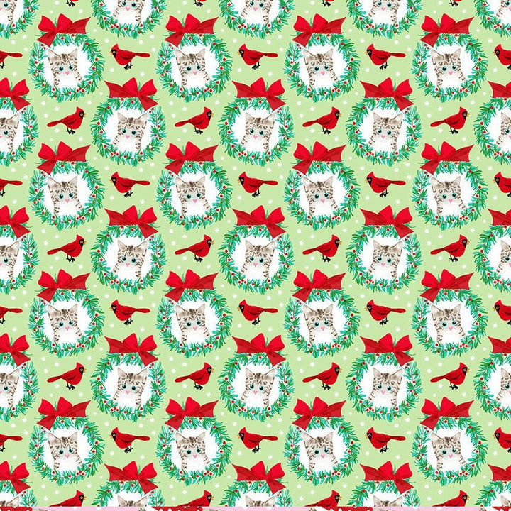Cats & Cardinals Collared Dress