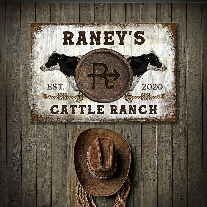 Cattle Brand - Holstein Sign