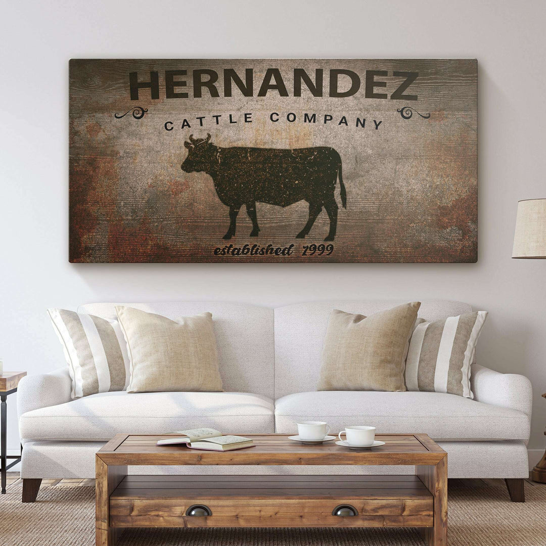 Cattle Company Sign