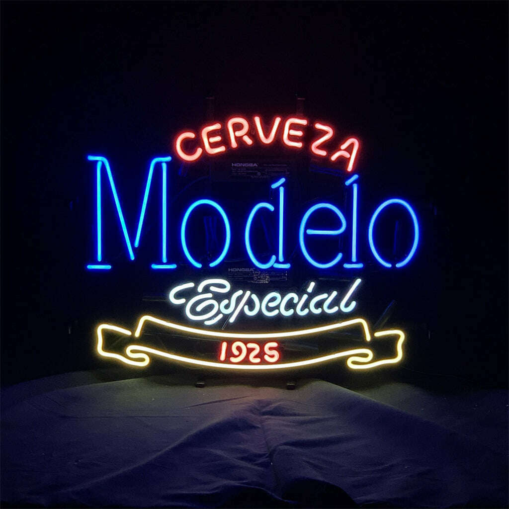 Cerveza Modelo Especial 1925 Beer Logo Neon Sign Light