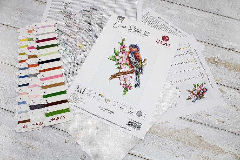 Chaffinch Bird B1196L Counted Cross-Stitch Kit