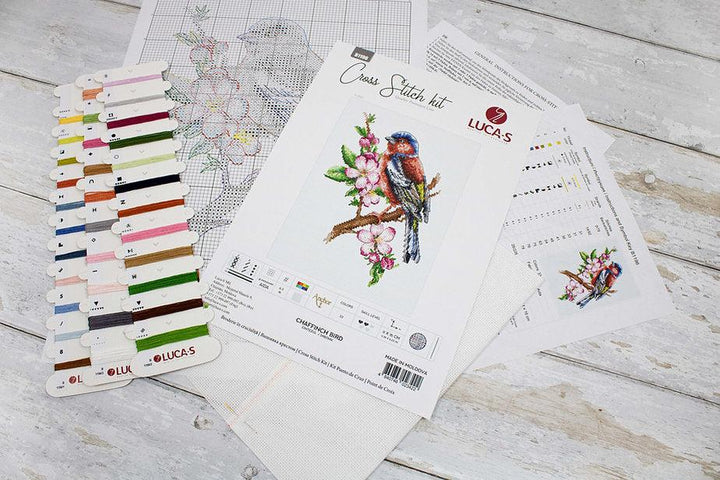 Chaffinch Bird B1196L Counted Cross-Stitch Kit