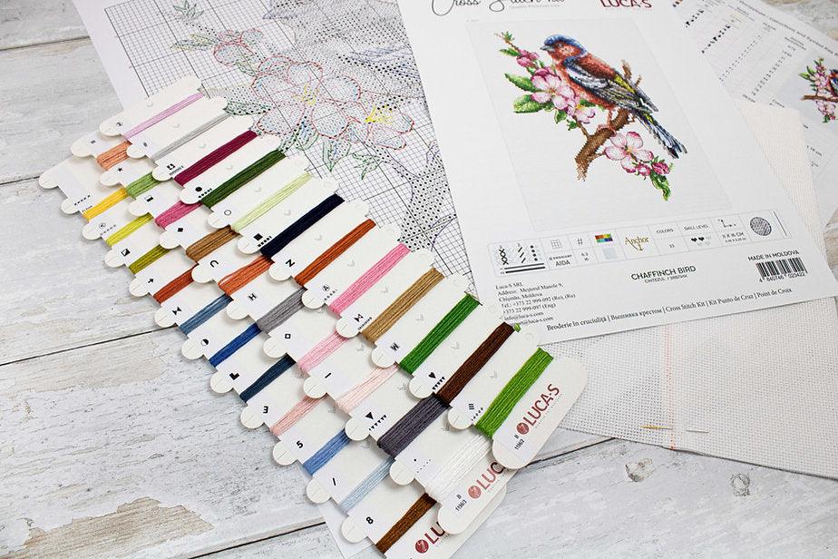 Chaffinch Bird B1196L Counted Cross-Stitch Kit