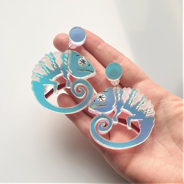 Chameleon Earrings by Cherryloco Jewellery 2